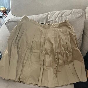Talbots A-Line Skirt in Classic Tan